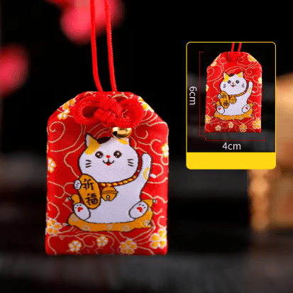 Cat Omamori Charm - Omamori World LLC