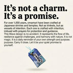 Wave Omamori Charm - Omamori World LLC